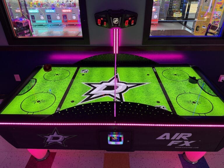 Air hockey table